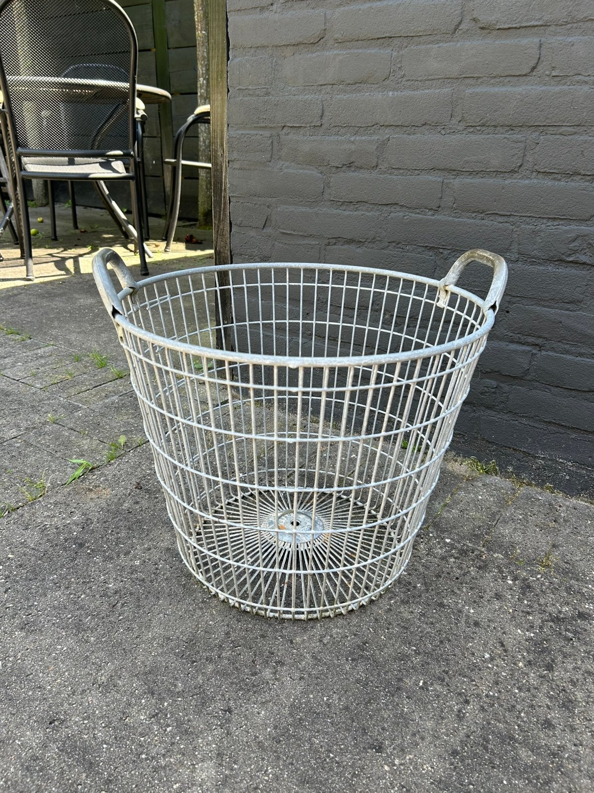 Bollenmand zink, Ophalen, Gebruikt