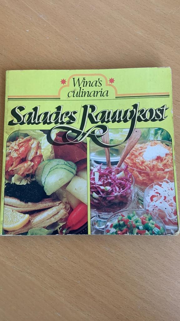 Salades rauwkost - Wina’s Culinaria, Boeken, Ophalen of Verzenden