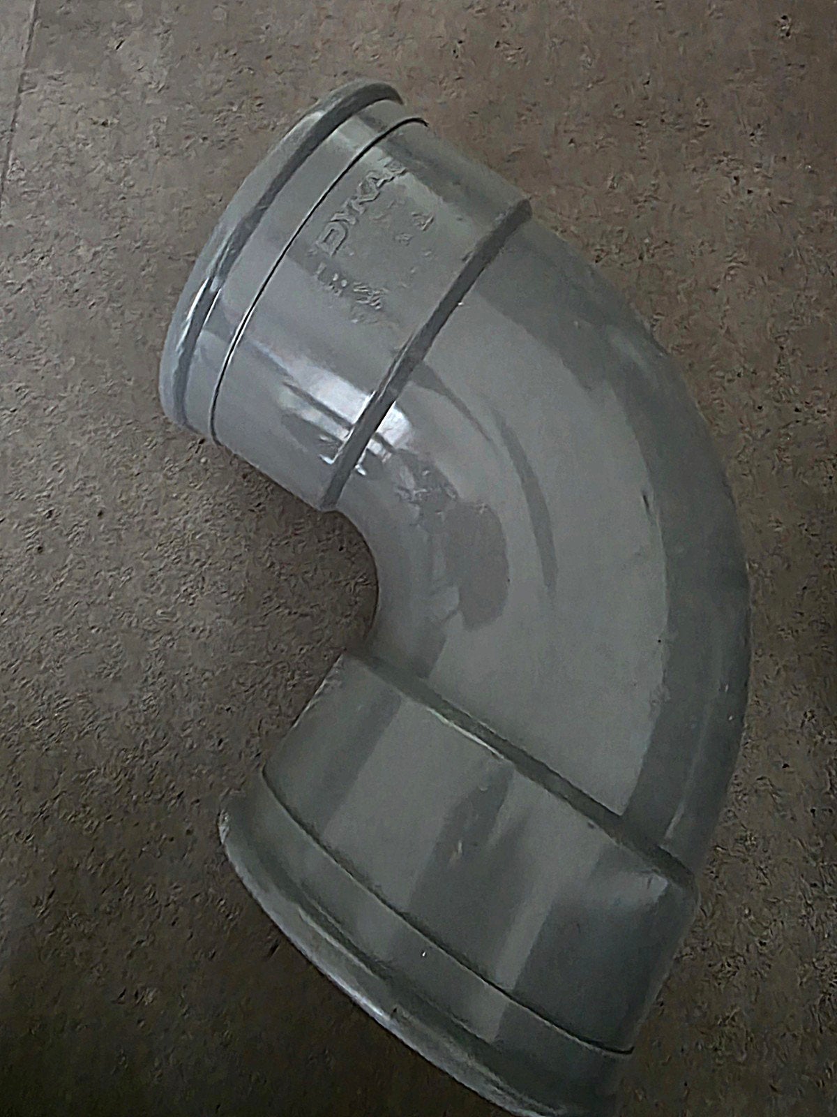 DYKA PVC Bocht 125 mm 87,5 SN8 / SDR34 – Grijs, Pvc, Nieuw, Ophalen of Verzenden, Minder dan 2 meter