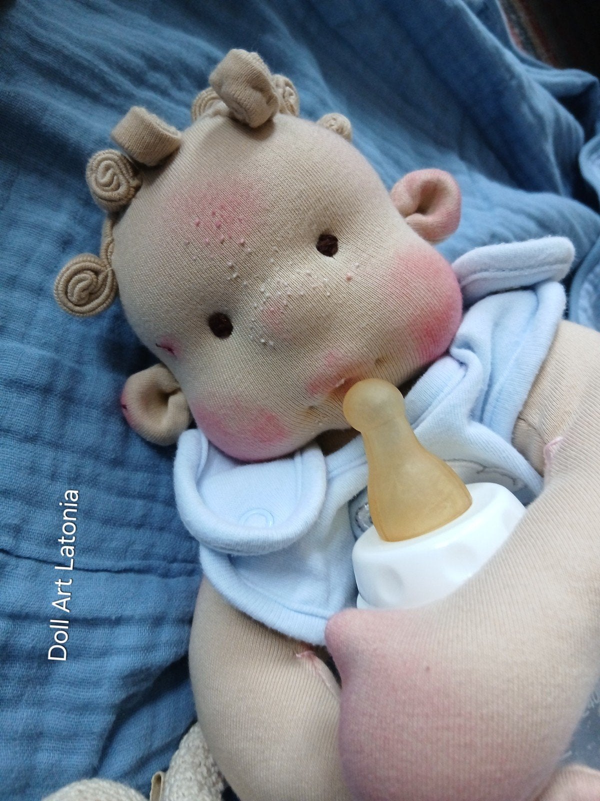 baby waldorf " Nathan, Ophalen of Verzenden, Nieuw, Babypop