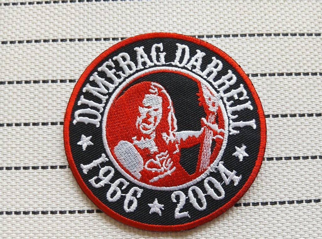 Pantera zeer mooie Dimebag Darrell patch p21 metal, Ophalen of Verzenden, Nieuw, Kleding