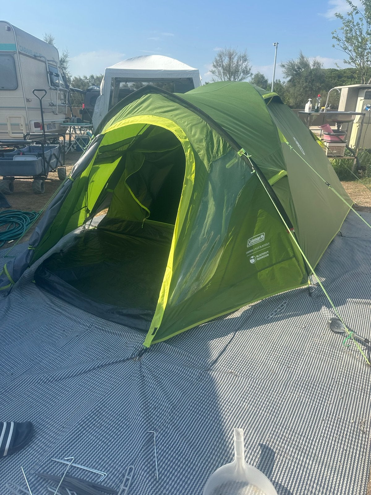 Coleman Darwin 3+ Blackout tent - Zo goed als nieuw, Ophalen, Zo goed als nieuw, Tot en met 3