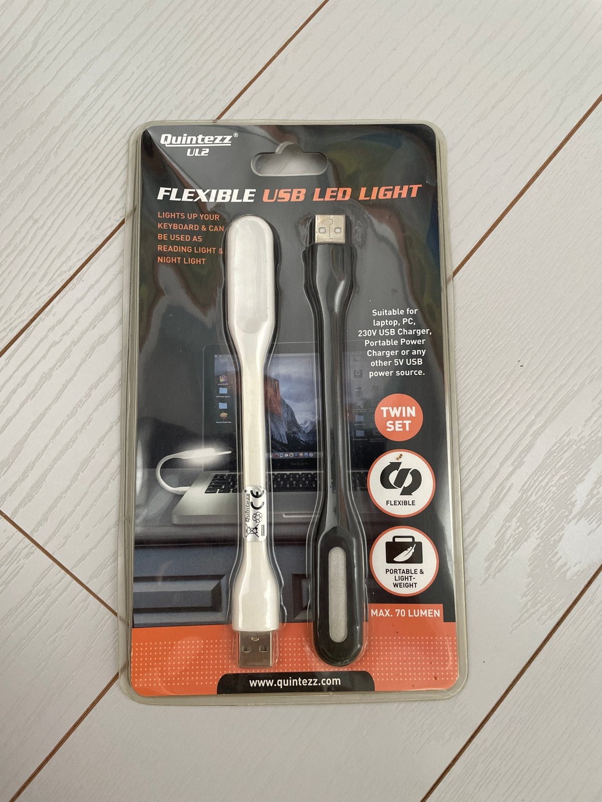 Quintezz UL2 Flexibele USB LED Lampen (Twin Set), Overige merken, Kunststof, Meerkleurig, Nieuw