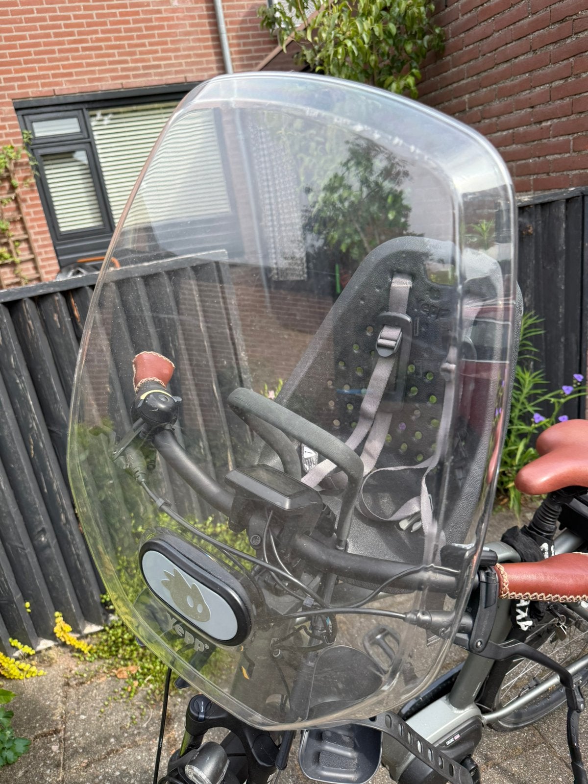 Yepp fietsstoeltje met windscherm, Ophalen, Gebruikt