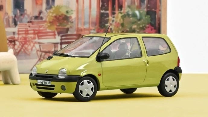 Renault Twingo 1998 Anis Geel Schaal 1/18 Norev, Norev, Ophalen of Verzenden, Norev, Norev