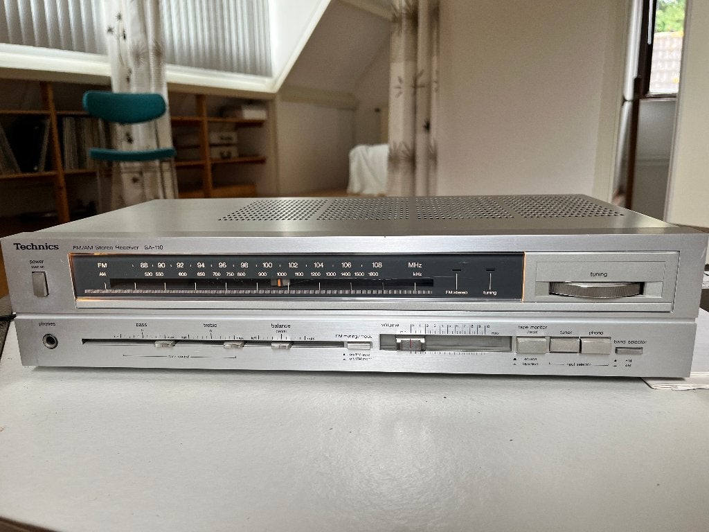 Technics SA-110 FM/AM Stereo Receiver (Vintage 1983), Ophalen, Gebruikt, Stereo, Overige merken