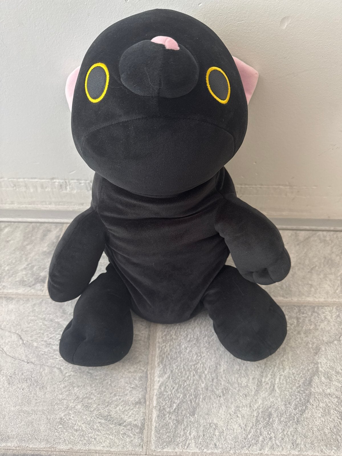 Zuru Hug-A-Lumps Zwarte Kat Knuffel zgan, Overige merken, Overige karakters, Zwart, Ophalen of Verzenden