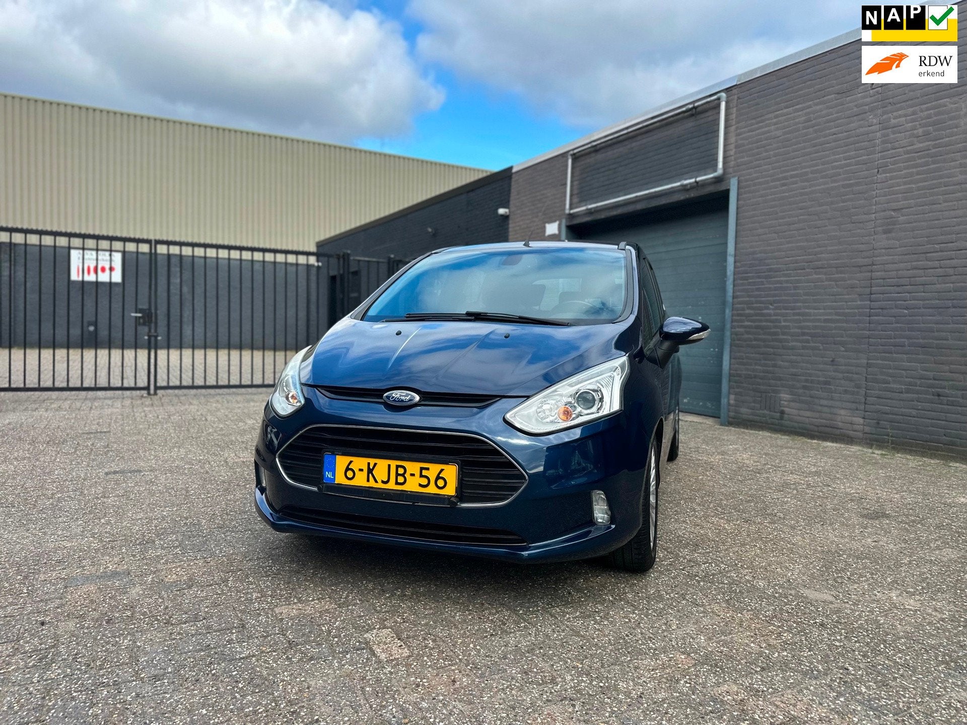 Ford B-Max 1.6 TI-VCT Titanium Aut Clima Elek. Pakket LM-Wie, Auto's, Stof, Gebruikt, Zwart, 4 cilinders