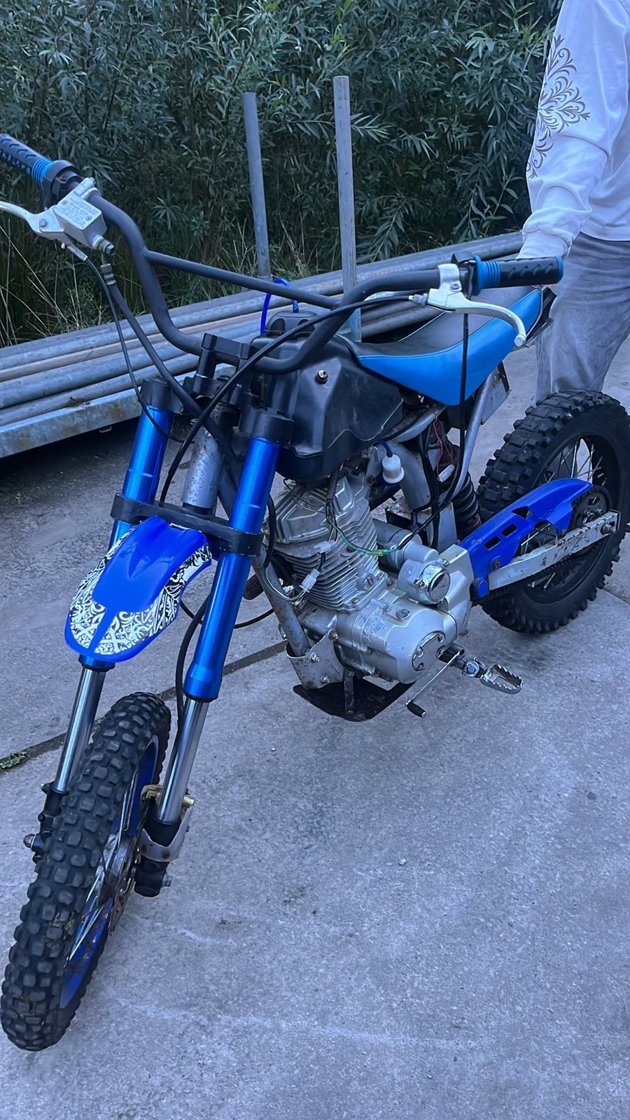 250cc Pitbike met extra zwarte kappenset, Fietsen en Brommers, Ophalen, 250 cc, Gebruikt, Pitbike