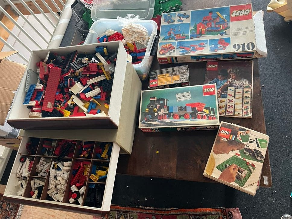 vintage Lego met dozen en instructies, Gebruikt, Lego, Ophalen of Verzenden, Inclusief doos