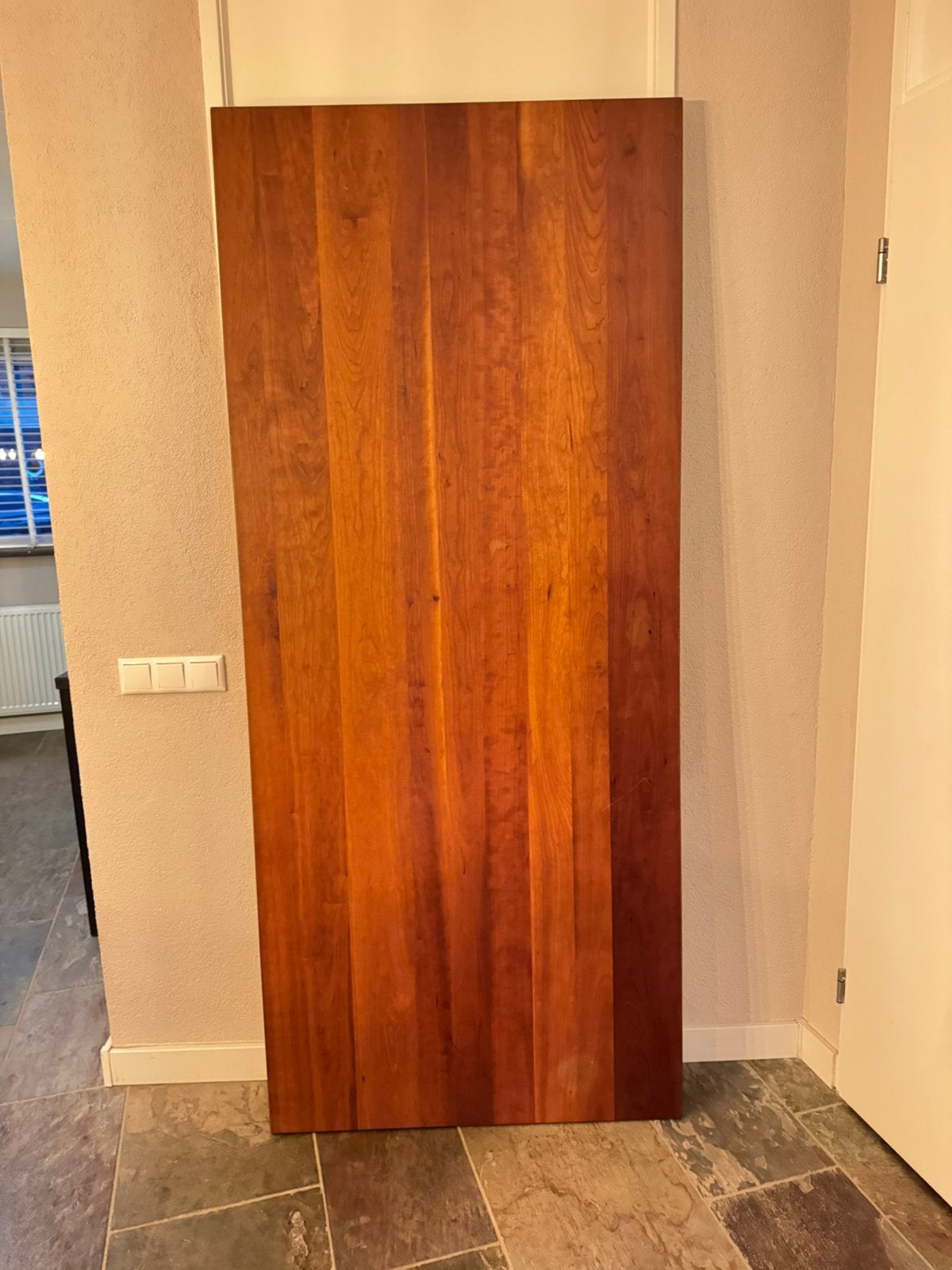 Massief hardhout paneel (210x90 cm), Ophalen, Gebruikt, Hout