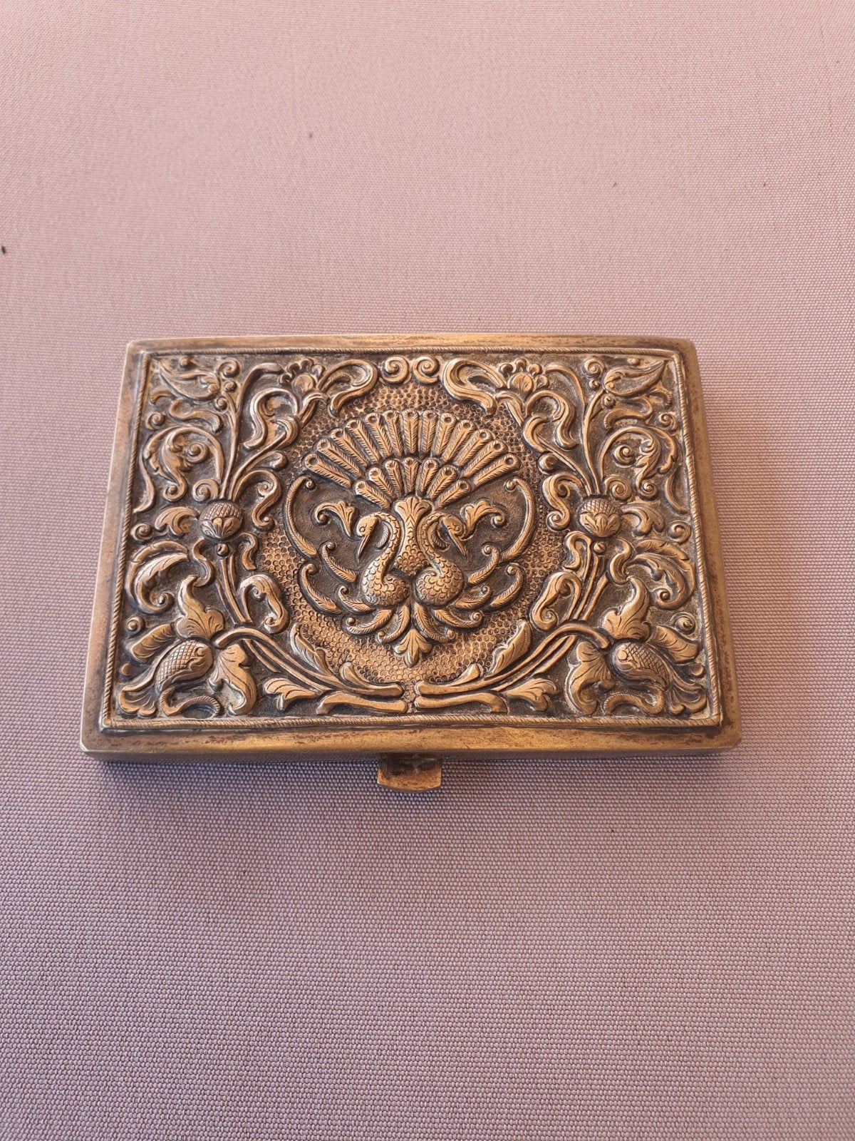 Sigaretten doosje zilver ongeveer 1930, Ophalen of Verzenden, Zilver