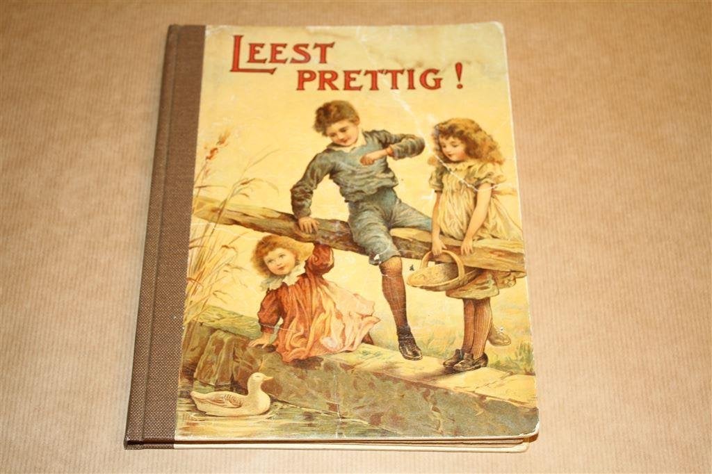 Prentenboek - Leest prettig! - Circa 1900, Ophalen of Verzenden, Gelezen