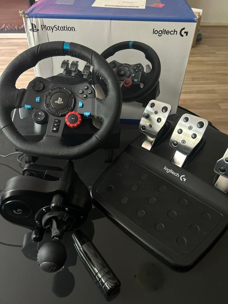 Logitech G29 Driving Force Racestuur met Pedalen en Shifter, 1 speler, Racen en Vliegen, Eén computer, Ophalen of Verzenden