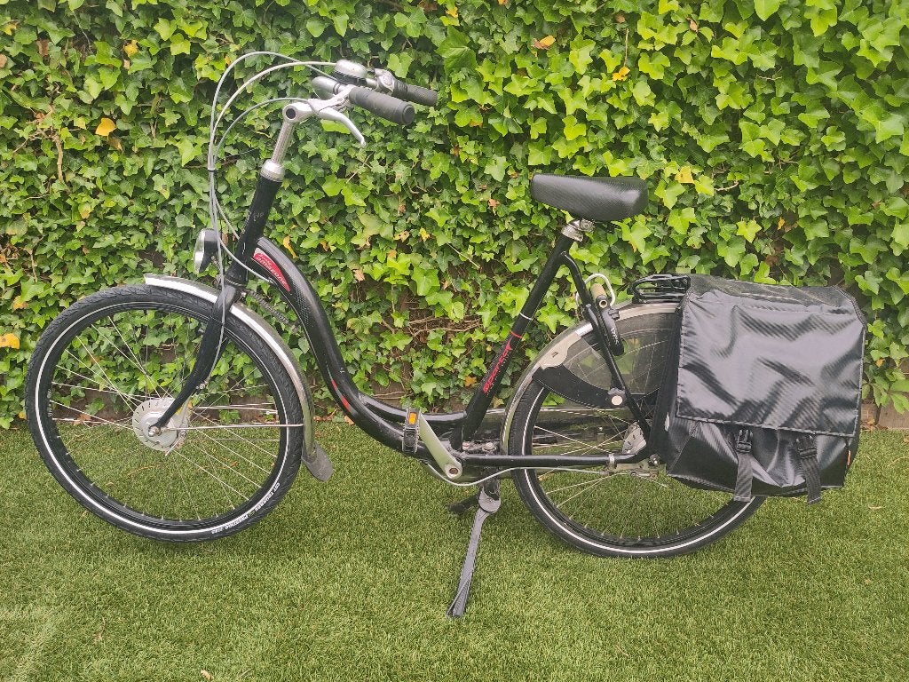 Damesfiets Lage instap, Ophalen, Sparta, Versnellingen, Trommelrem