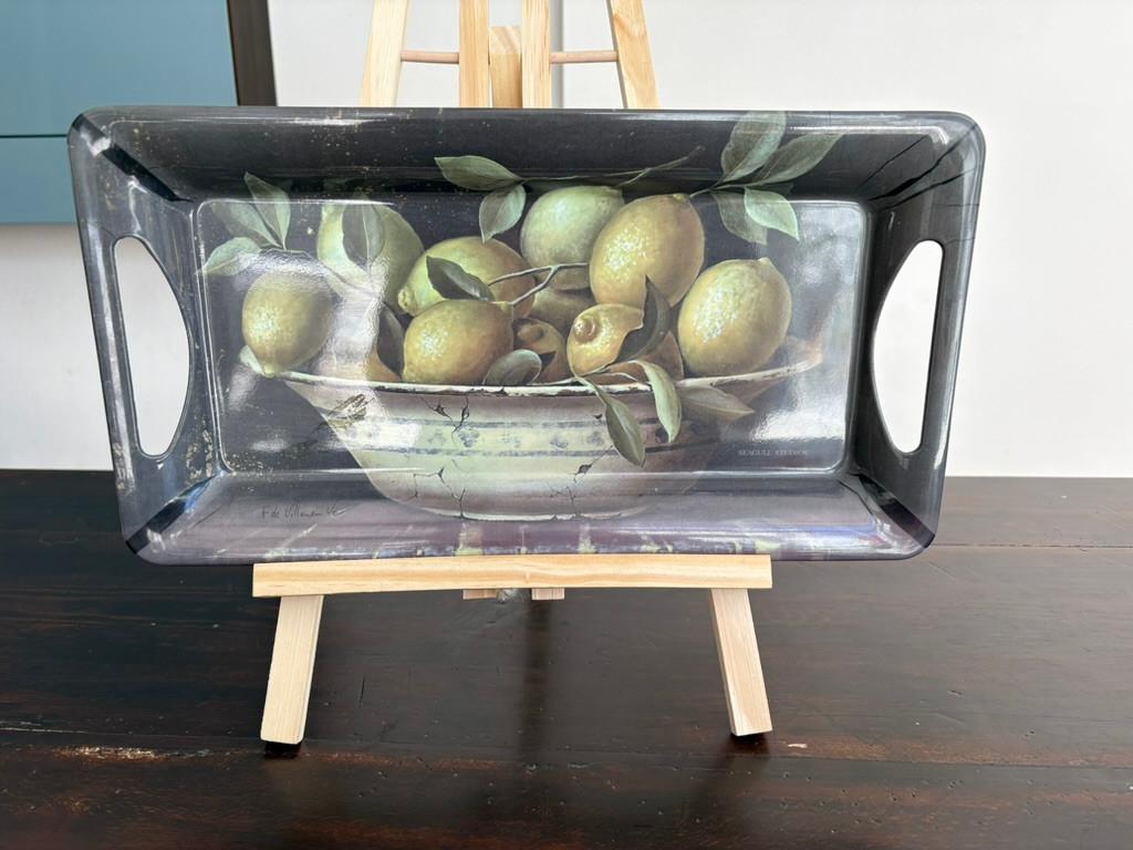 Seagull Studios dienblad, stilleven met citroenen, Ophalen of Verzenden, Zo goed als nieuw, Rechthoekig, Kunststof