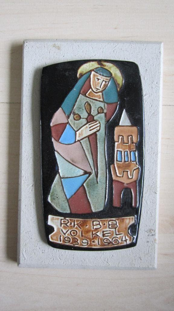 Henk Potters Herinneringsbordje 25 jaar BB Volkel. 1939-1964, Ophalen of Verzenden