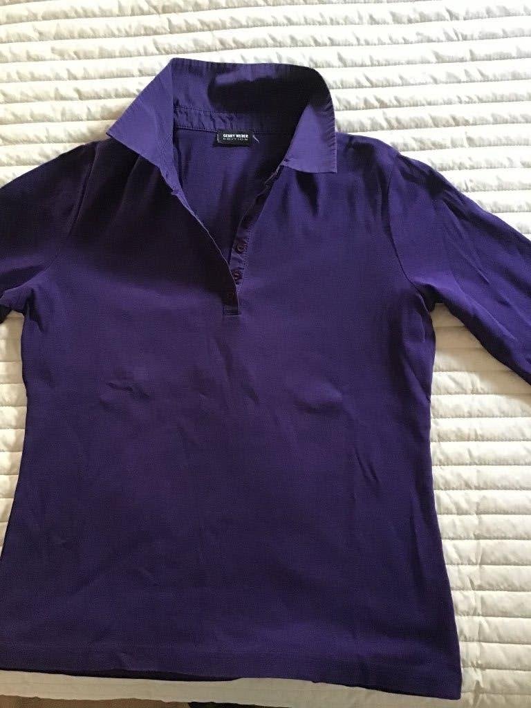 Gerry Weber polo maat M, Maat 38/40 (M), Paars, Ophalen of Verzenden, Zo goed als nieuw