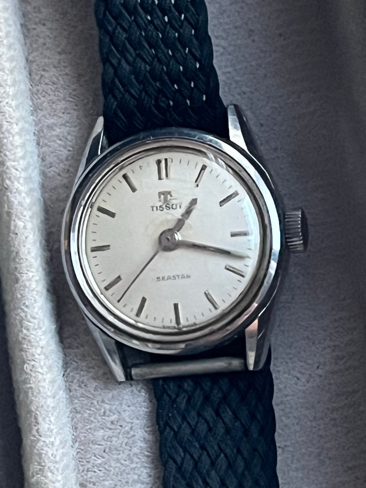Vintage Tissot Seastar Polshorloge - Zwitsers Made, Overige merken, Gebruikt, Staal, Polshorloge