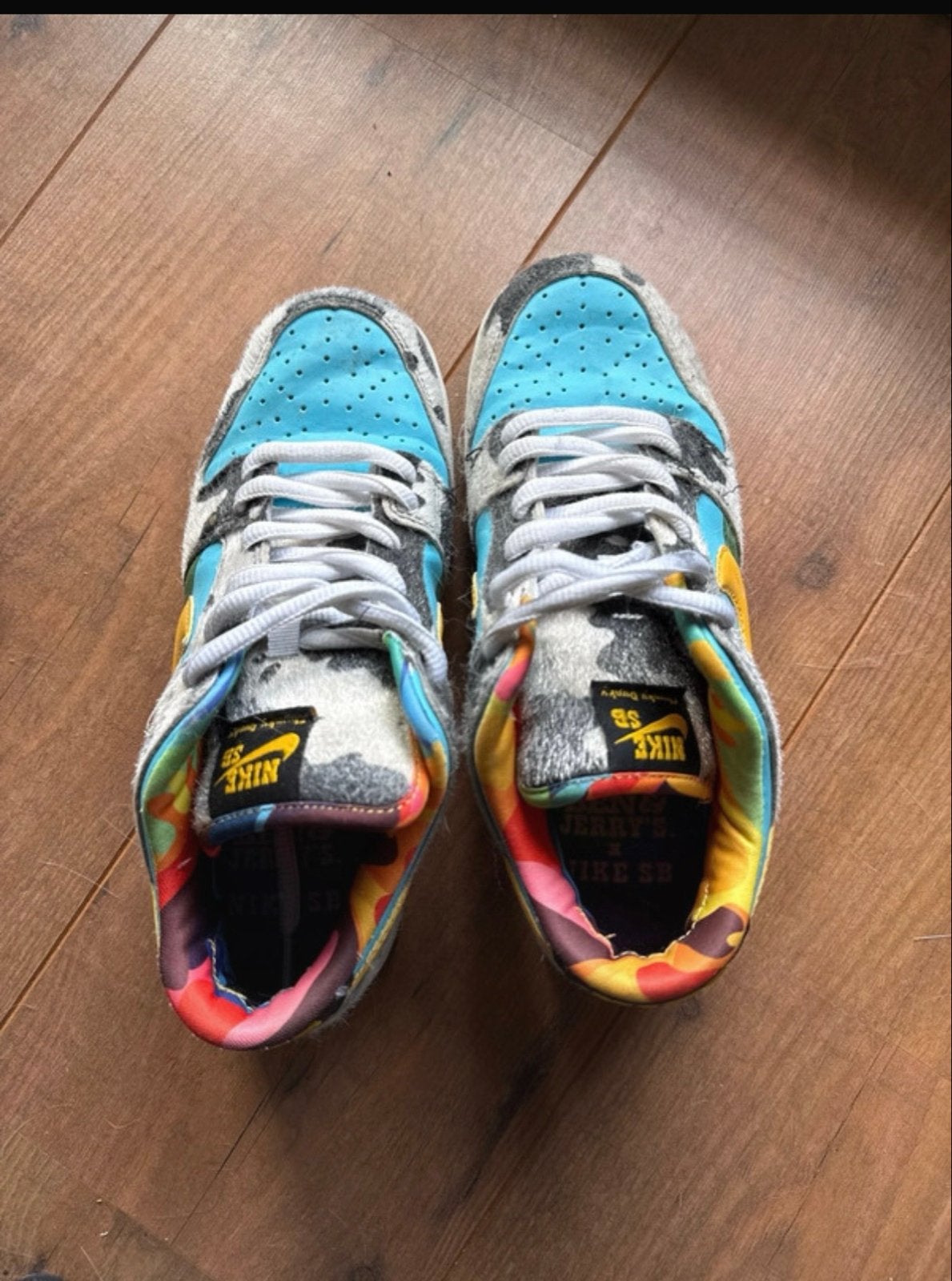 Nike SB Dunk Low Ben & Jerry's Chunky Dunky, Ophalen of Verzenden, Gedragen, Overige kleuren, Sneakers of Gympen