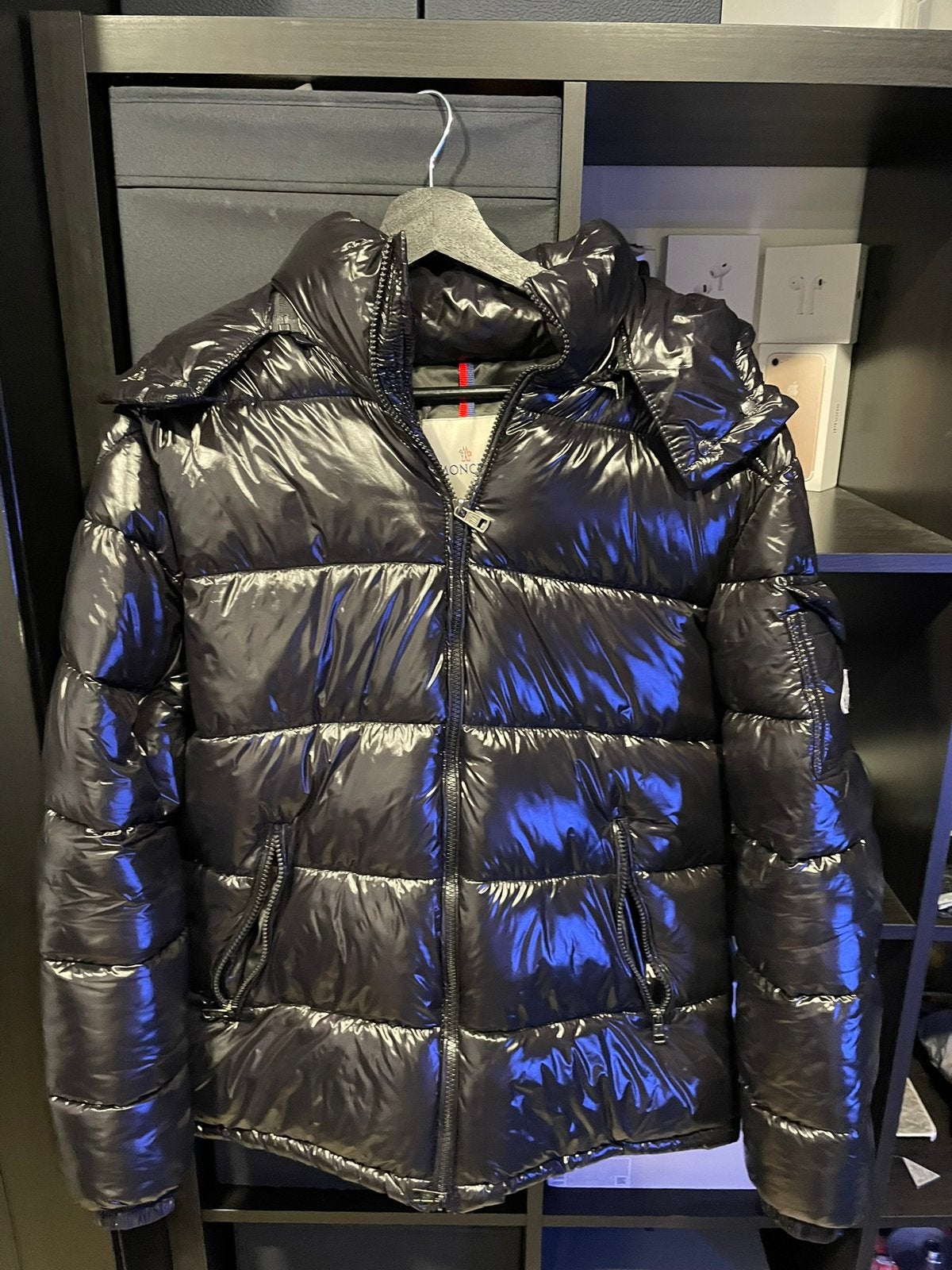 Moncler Maya Nieuw - Zwart, Kleding | Heren, Jassen | Winter, Ophalen of Verzenden, Nieuw, Maat 46 (S) of kleiner, Zwart