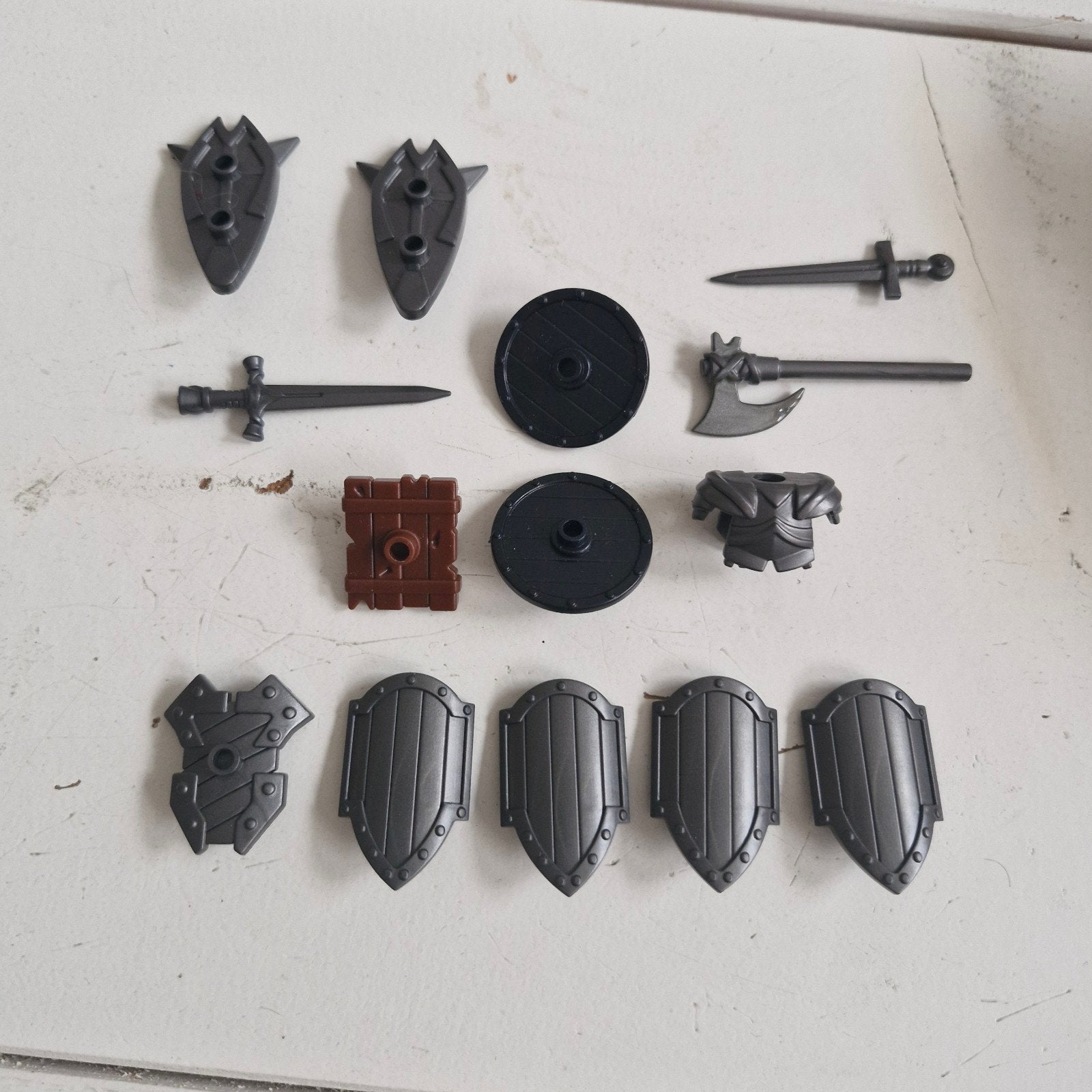 Lego compatable kasteel accessoires van "Brickwarriors", Ophalen of Verzenden, Zo goed als nieuw