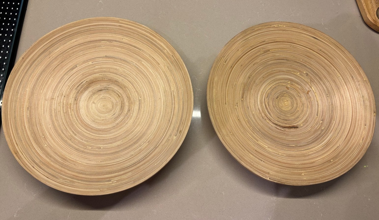 IKEA KUPONG Bamboe Schalen - Set van 2, Ophalen, Schaal, Rond, Zo goed als nieuw