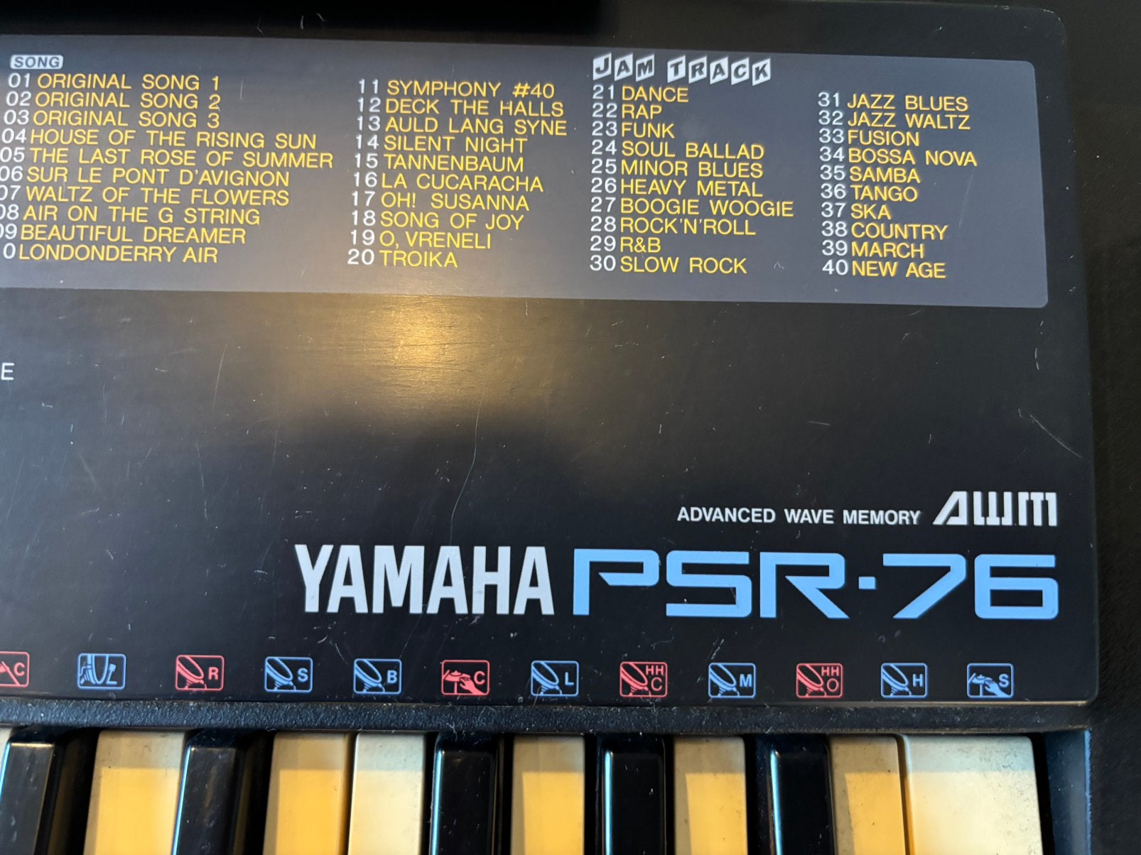 Yamaha PSR 76, Muziek en Instrumenten, Ophalen of Verzenden, Zo goed als nieuw, 61 toetsen, Yamaha
