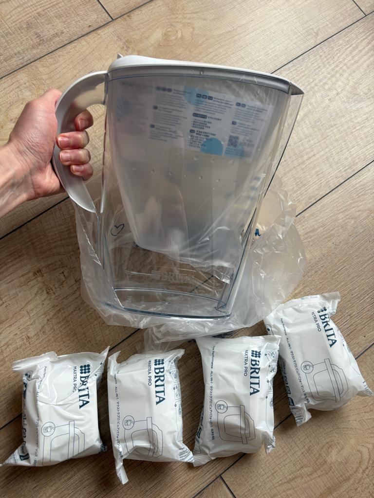 Nieuw! Brita Marella waterfilterkan 2,4L + 4 filters, Overige typen, Kunststof, Nieuw, Ophalen of Verzenden