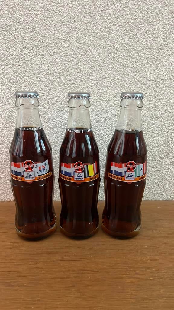 Coca-Cola WK Frankrijk '98 flesjes, Ophalen, Zo goed als nieuw, Verpakking