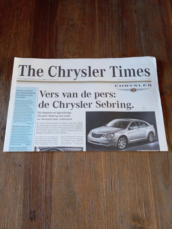 The Chrysler [ Chrijsler Times Alle Modellen o.a Crossfire, Verzenden, Zo goed als nieuw, Overige merken