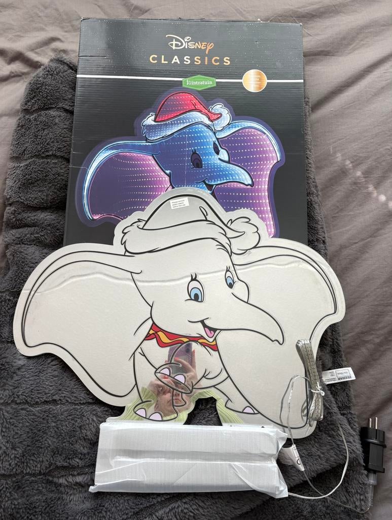 Dumbo lichtgevende lamp (LED), Ophalen of Verzenden, Zo goed als nieuw