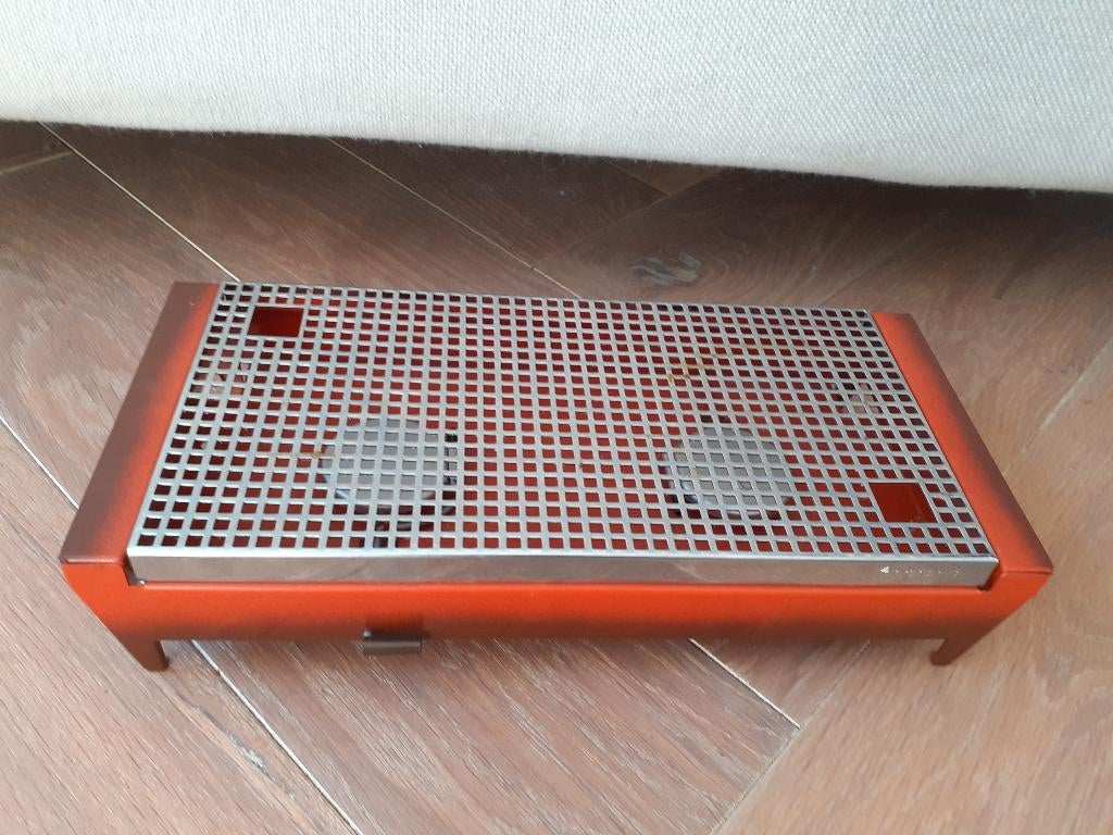 Brabantia rechaud 2 pits retro vintage oranje bruin, Ophalen of Verzenden, Zo goed als nieuw