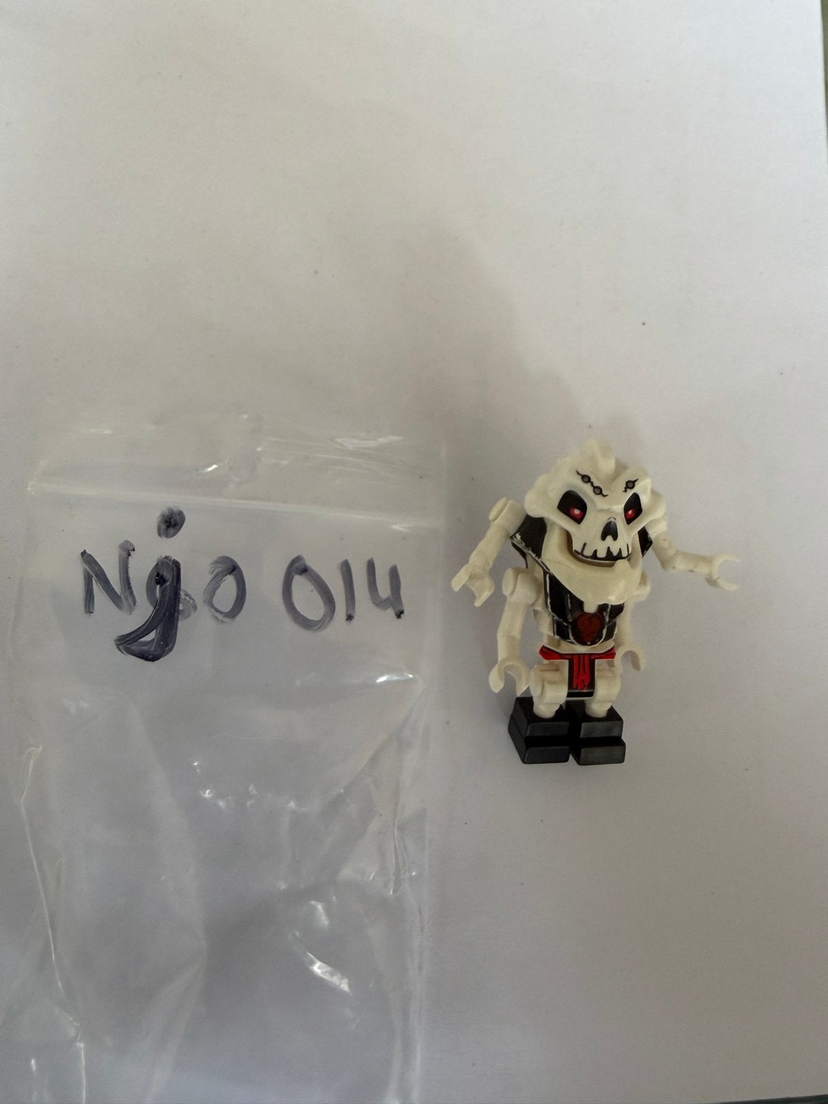 LEGO Ninjago NJO0014 Skelet minifiguur, Ophalen of Verzenden, Gebruikt