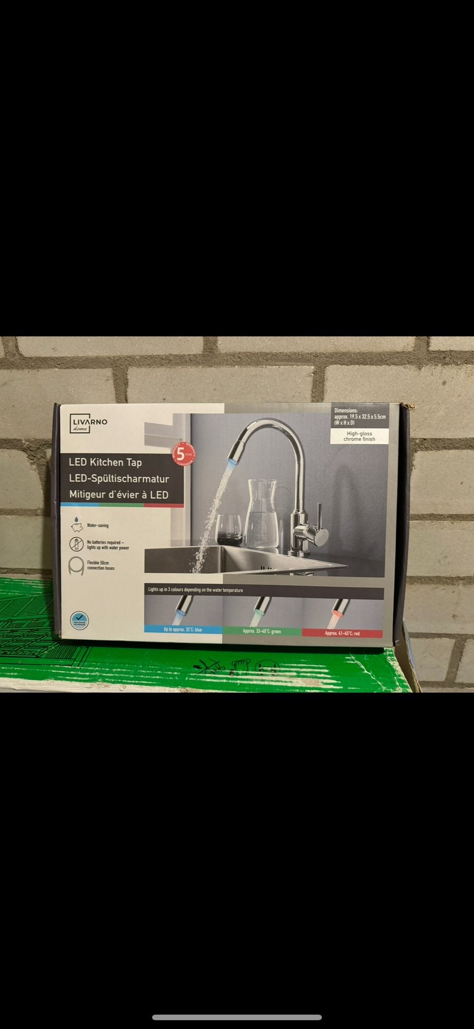 Led keukenkraan - Mengkraan - Nieuw in doos, Overige typen, Ophalen of Verzenden, Metaal, Overige merken