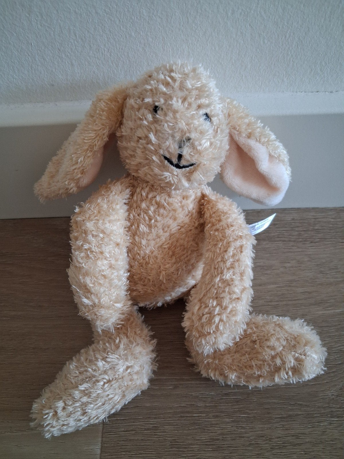 Knuffel konijn Hema konijntje lichtbruin 18 cm L1770, Ophalen of Verzenden, Zo goed als nieuw, Konijn