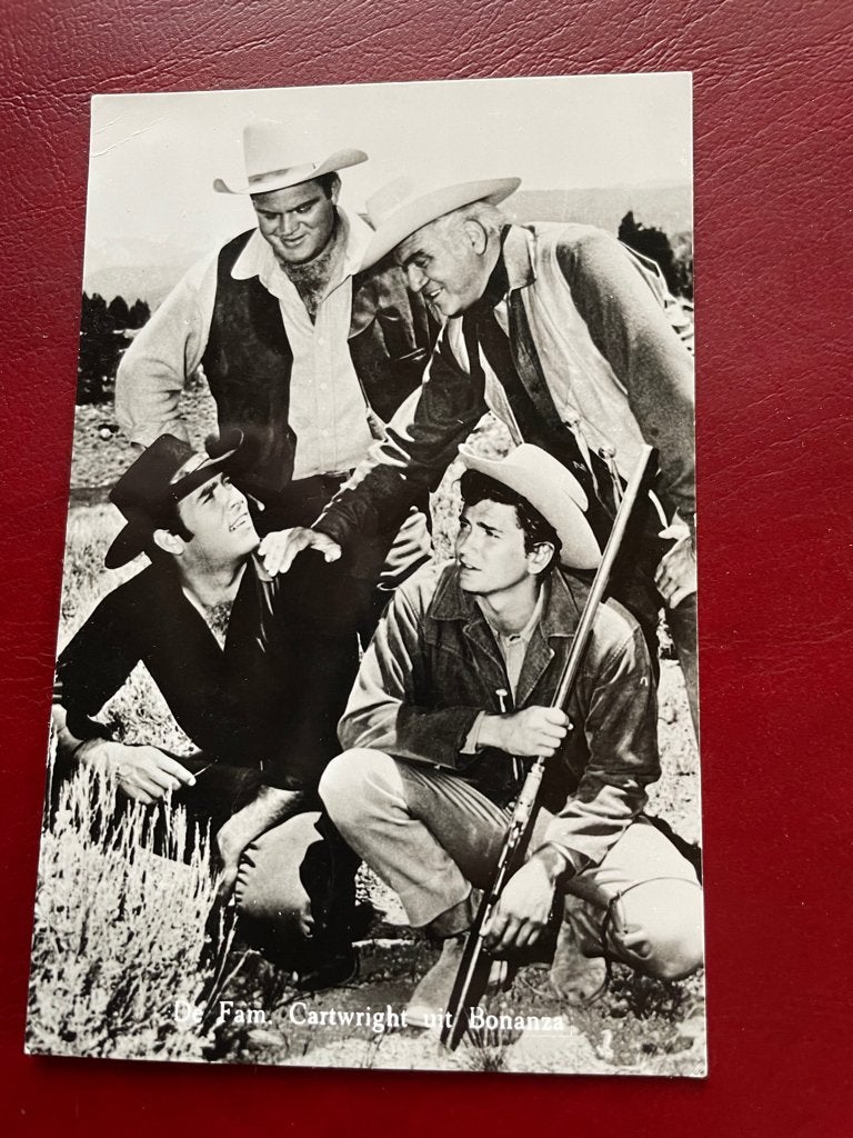 ansichtkaart / kaart van De Familie Cartwright uit Bonaza., Verzenden, 1960 tot 1980, Sterren en Beroemdheden