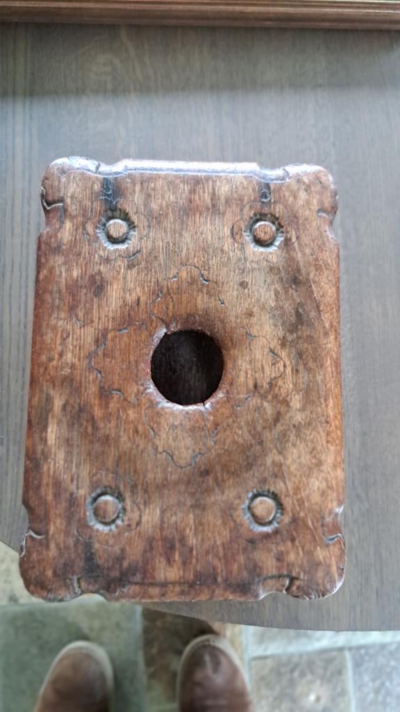 Antiek stoofje met authentieke uitstraling, Antiek en Kunst, Ophalen of Verzenden