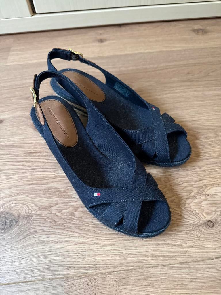 Tommy Hilfiger Espadrilles - Maat 37, Kleding | Dames, Ophalen of Verzenden, Gedragen, Blauw, Espadrilles of Moccasins