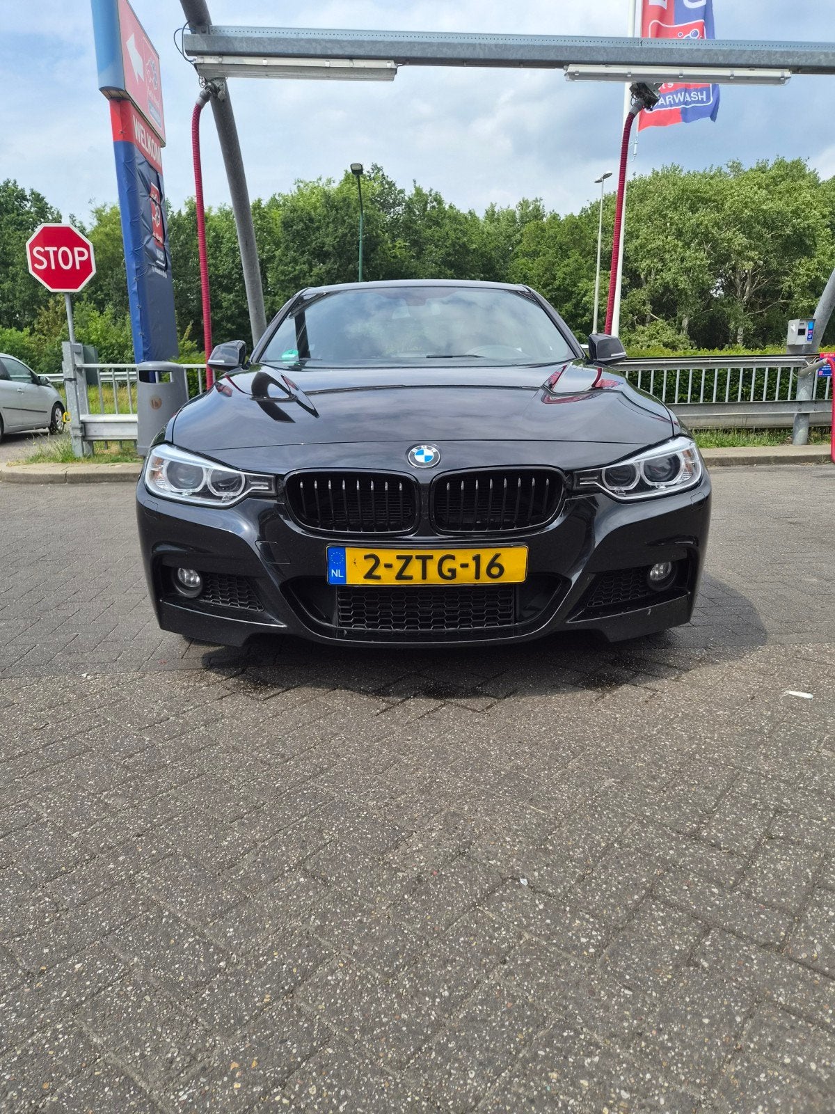 BMW 3-Serie 1.6 316I 2015 Zwart, Auto's, 1360 kg, 4 cilinders, Zwart, Origineel Nederlands