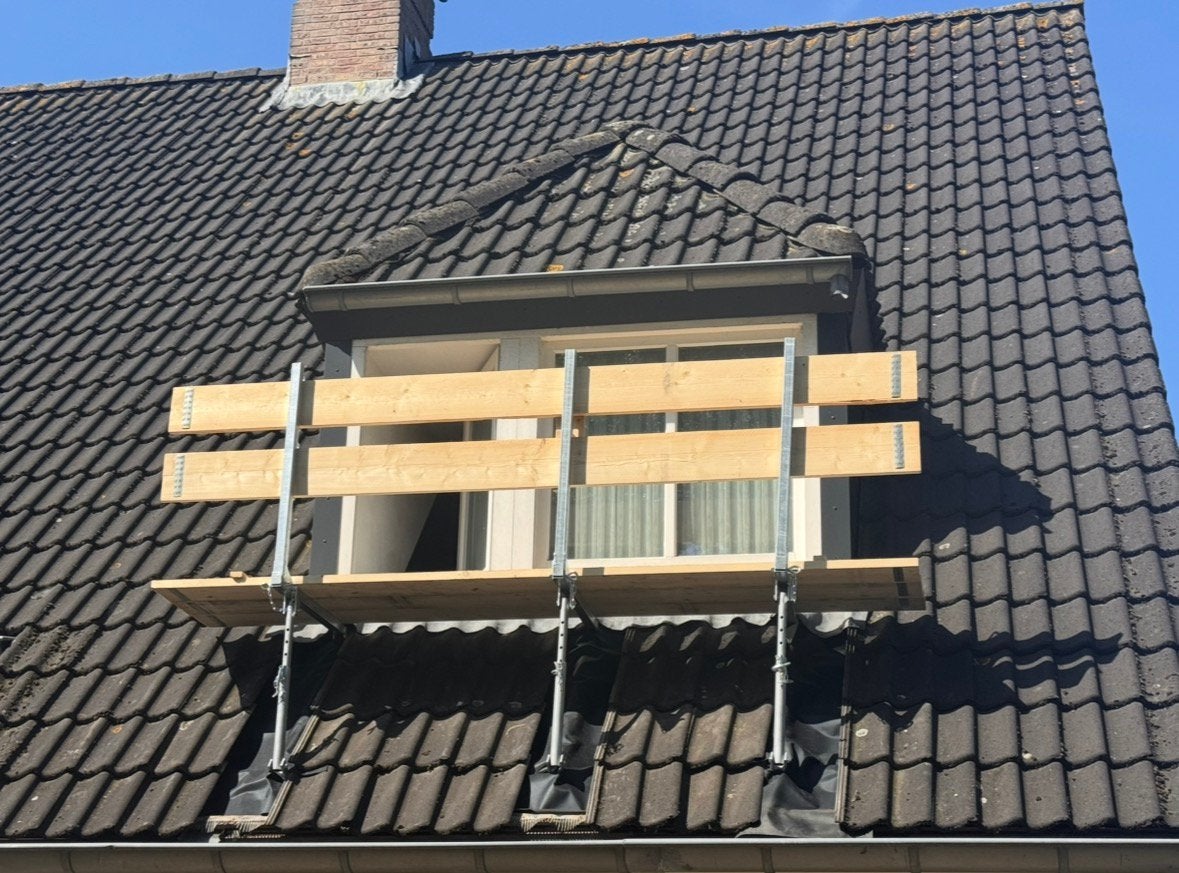 Dak steiger te huur, Doe-het-zelf en Verbouw, Steigers, Ophalen, Nieuw, Daksteiger