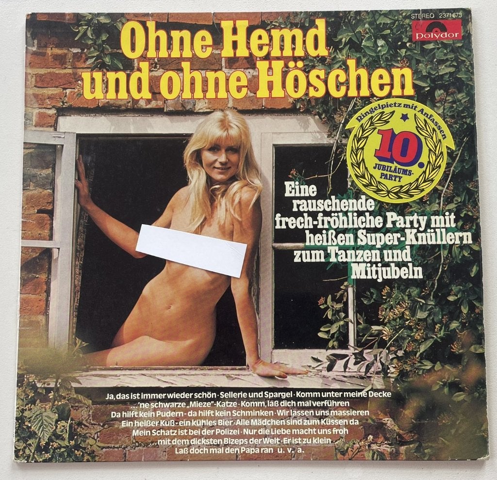 Ohne Hemd und ohne Hoschen 10 sexy pikante Duitse muziek, LP, Gebruikt, Pop, Ophalen of Verzenden