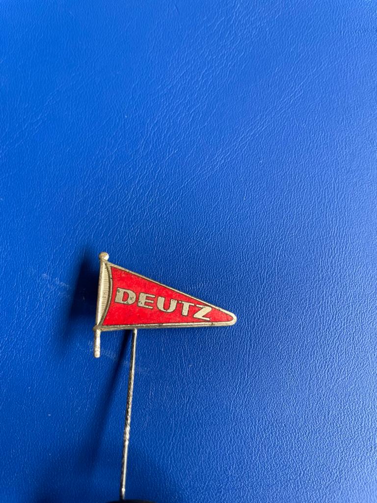 Emaille Deutz speld origineel, Ophalen of Verzenden, Zo goed als nieuw, Transport