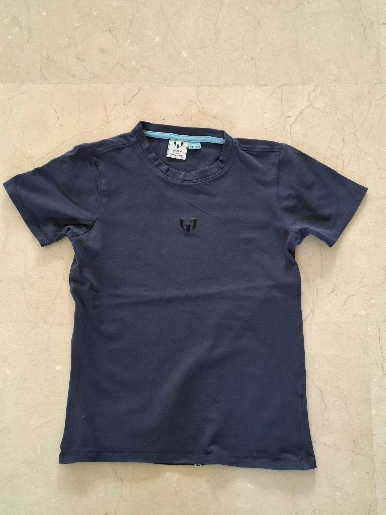 Donkerblauw Messi t-shirt met opdruk, Messi, Ophalen of Verzenden, Zo goed als nieuw, Shirt of Longsleeve