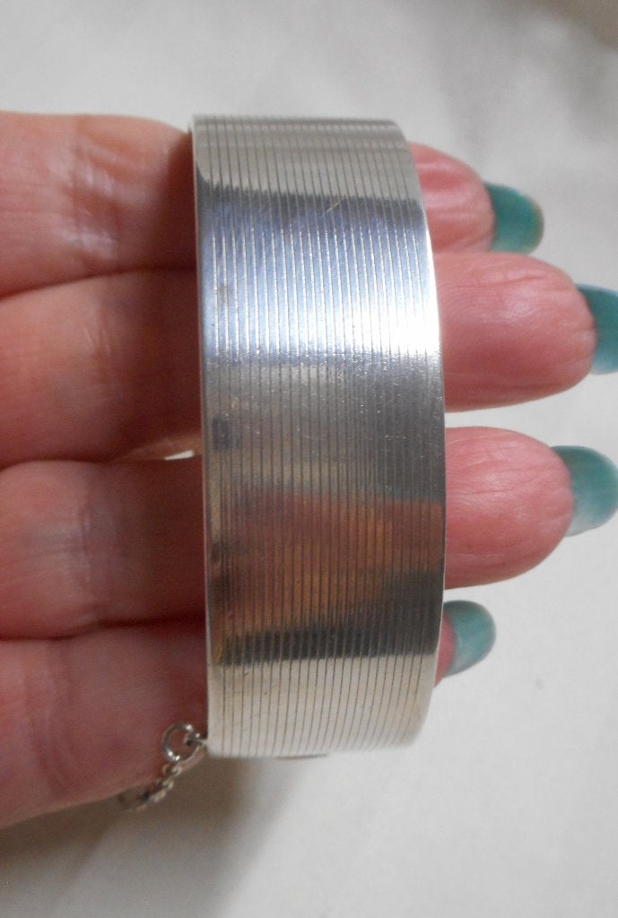 Zilveren antieke royale armband met scharnier nr.1791, Verzenden, Zilver, Armband
