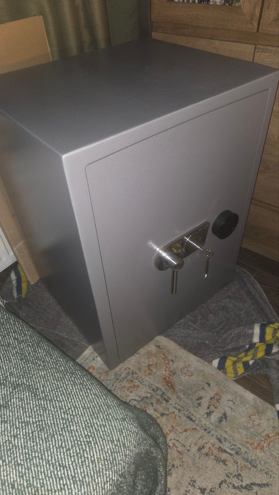 Brandkast met sleutel en code rottner elite, Huis en Inrichting, Ophalen, Gebruikt, Brandkast