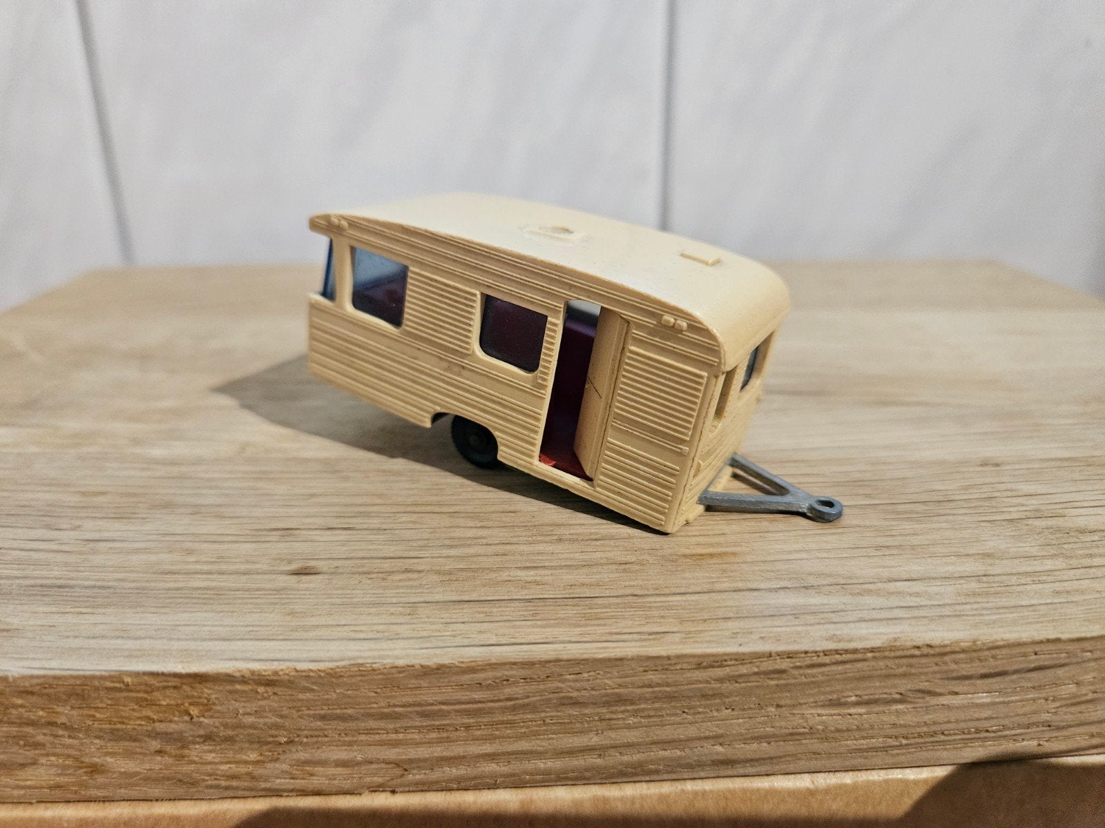 Majorette DIGUE Caravane Oud Model, Ophalen of Verzenden, Gebruikt, Auto