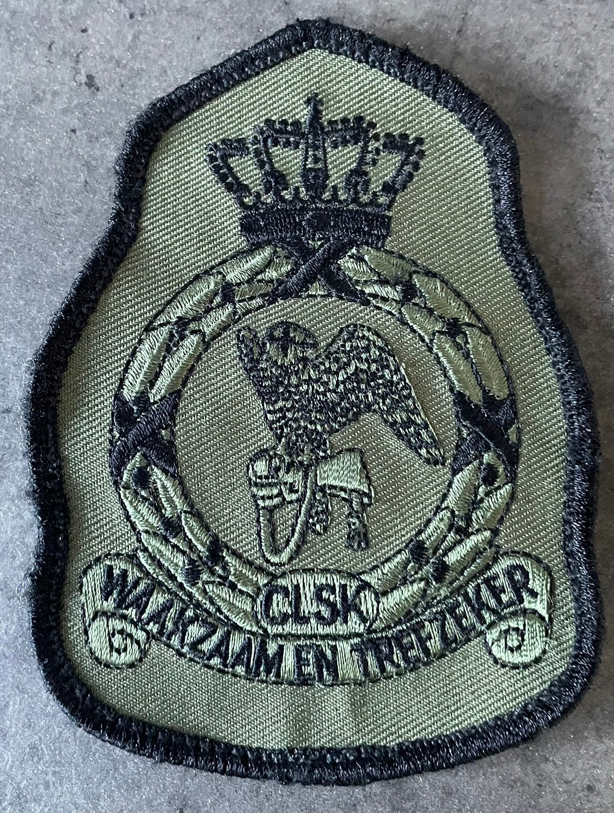 Embleem Commando Luchtstrijdkrachten, Verzamelen, Militaria | Algemeen, Ophalen of Verzenden, Landmacht, Nederland, Embleem of Badge
