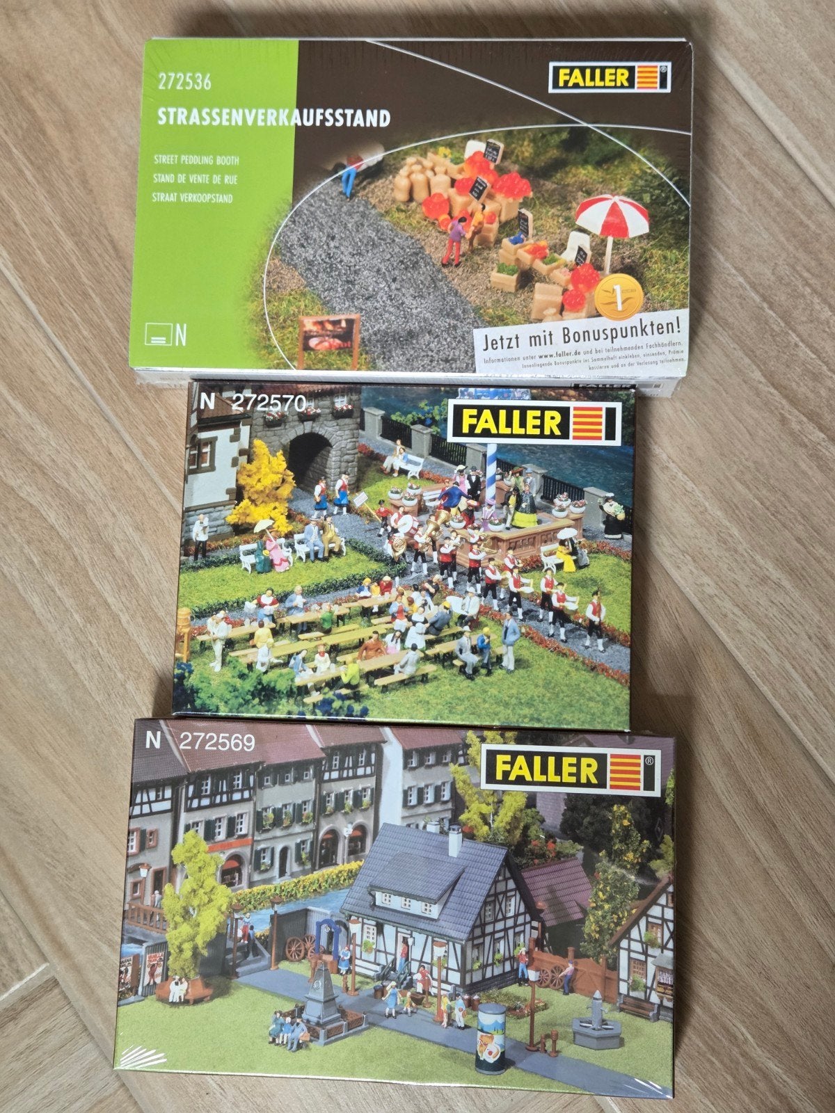 Faller N spoor set 272536, 272570, 272569 - Nieuw, Ophalen of Verzenden, Nieuw, Brug, Tunnel of Gebouw