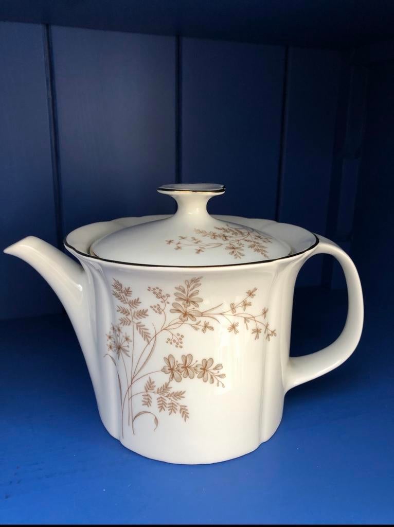 (V) Arzberg Theepot met Bloemenmotief - Vintage Porselein, Ophalen of Verzenden